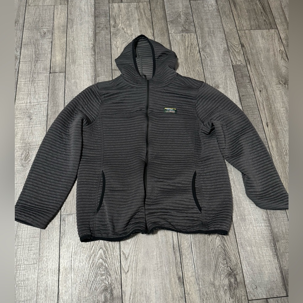 Women’s LLBean Zip-Up Sweatshirt Size Large